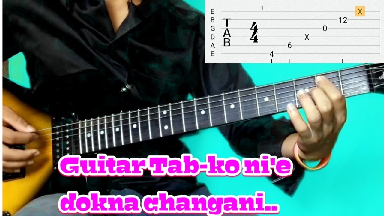 Guitar Tab ko ni'e dokna changani