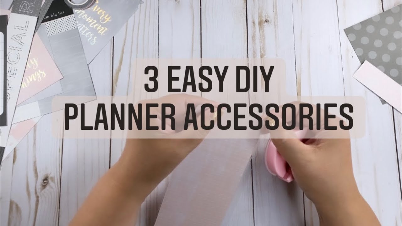 How To: 3 Easy DIY Planner Accessories For Your Happy Planner Classic | No Laminator Needed