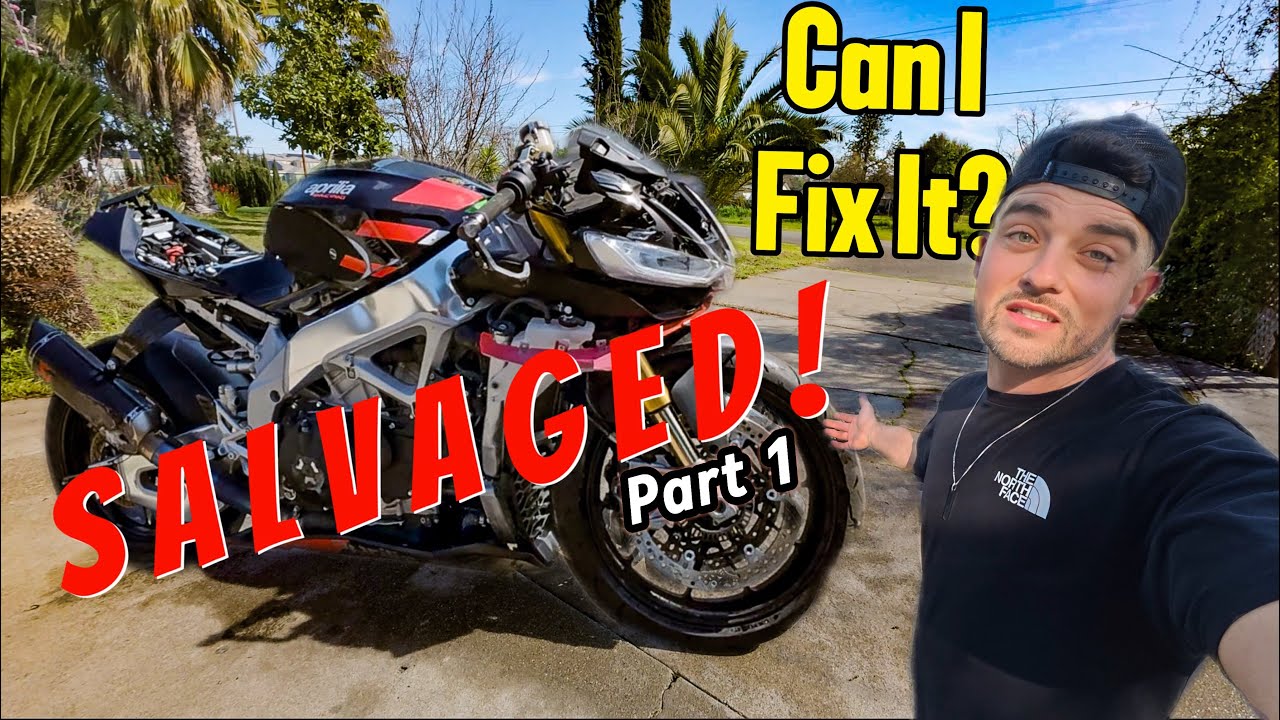 Rebuilding My Crashed 2021 Aprilia Rsv4 1100 Factory Part 1
