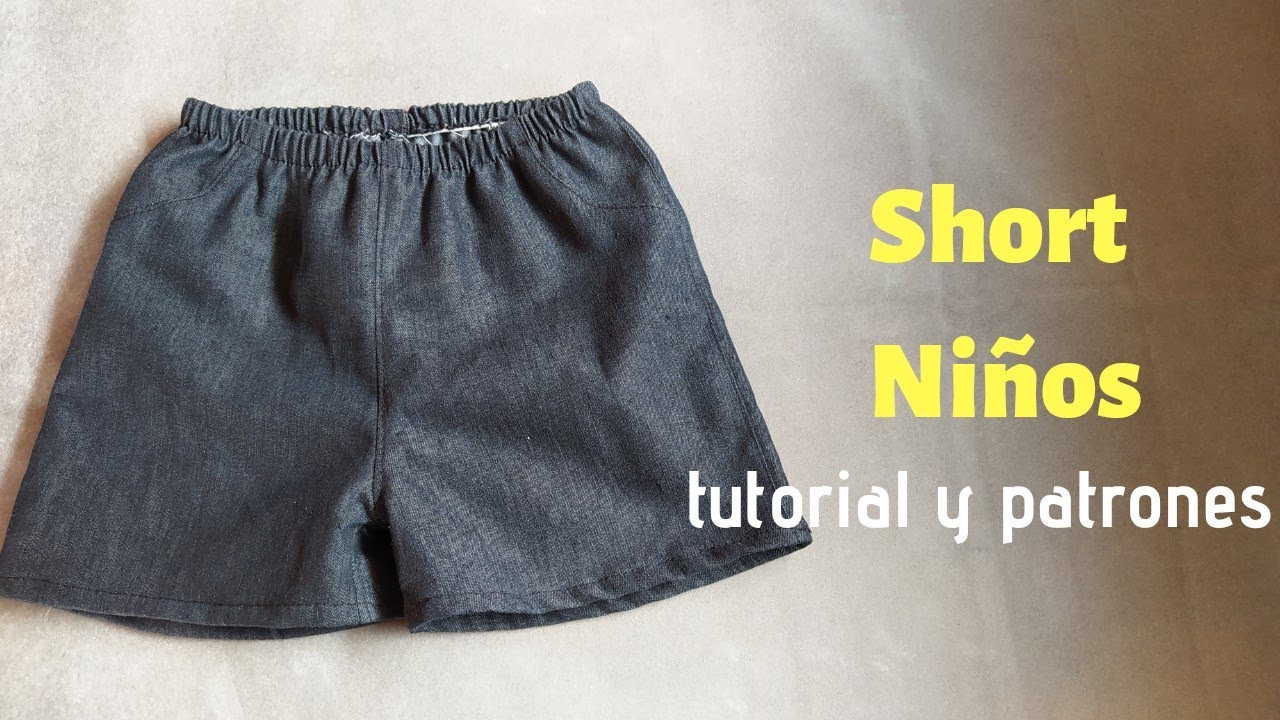Como hacer short para ni&ntilde;os paso a paso (patrones)