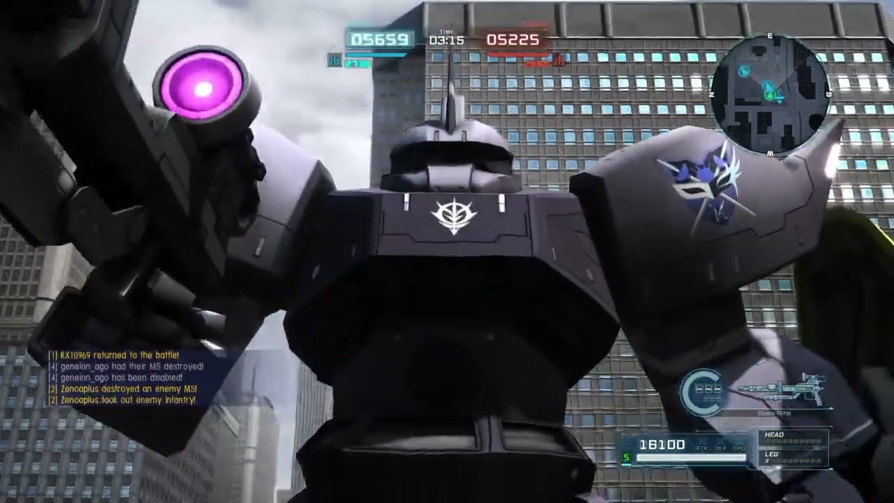 GBO2【バトオペ２】| MS-14BR Gelgoog High-Mobility Type (VG) | 450 ranked | 6vs6 Deserted City