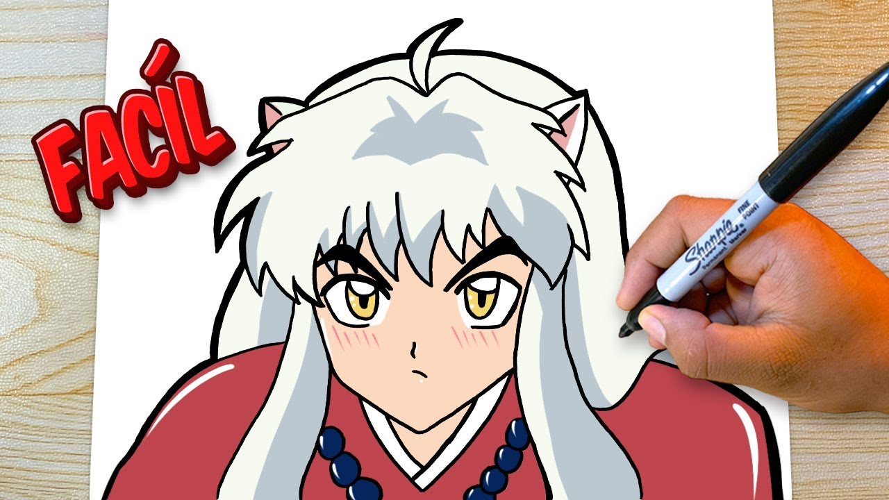 Cómo dibujar a INUYASHA | Tutorial de dibujo paso a paso