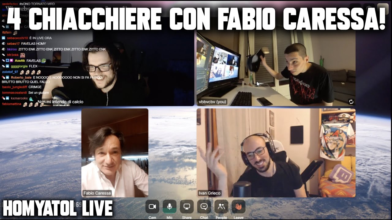 4 CHIACCHIERE con FABIO CARESSA!