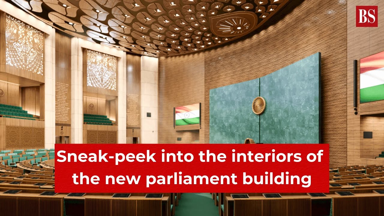 Sneak peek into the interiors of the new parliament building
