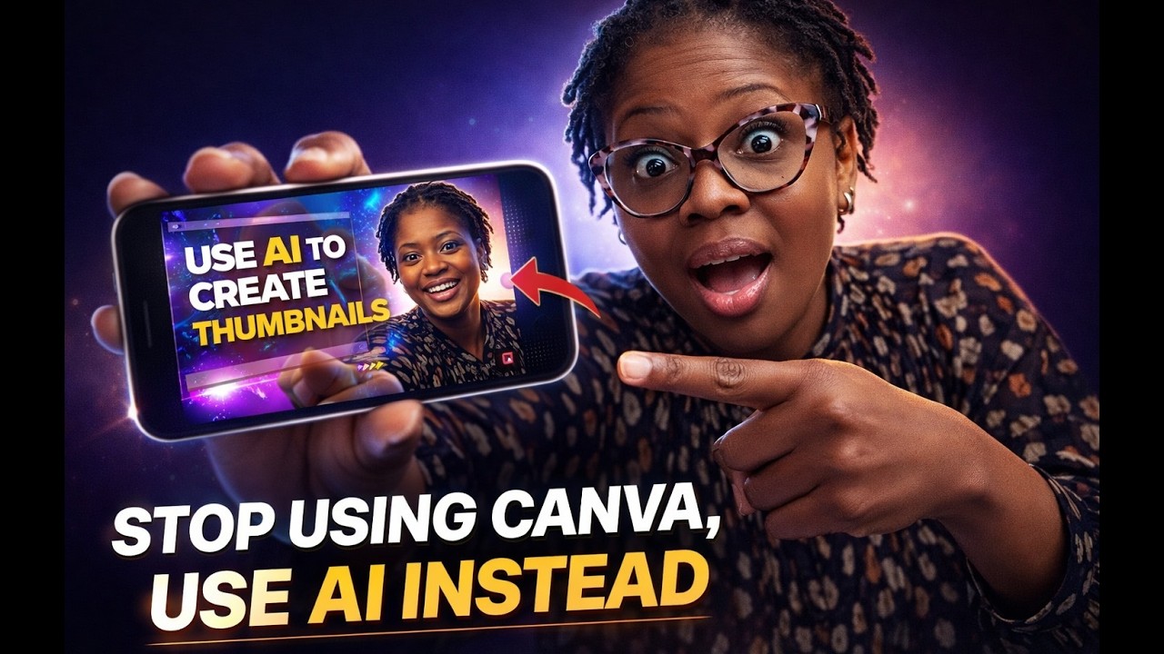 I Stopped Using Canva… AI Makes Better Thumbnails Now