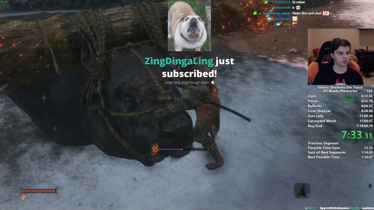 Sekiro All Beads/Memories Speedrun in 1:18:23