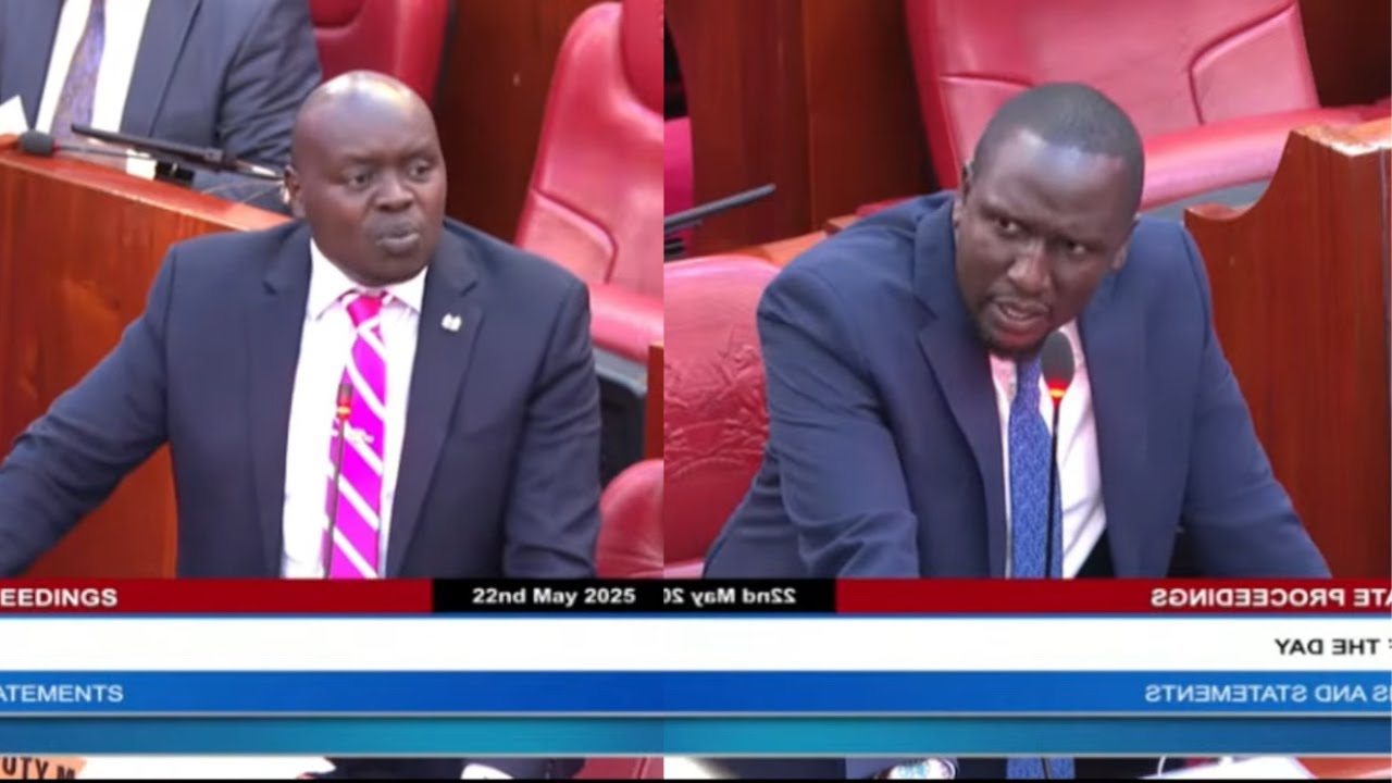 DRAMA AS SENATOR CHERARGEI AND SENATOR CHERUIYOT CLASH OVER CS MURKOMEN