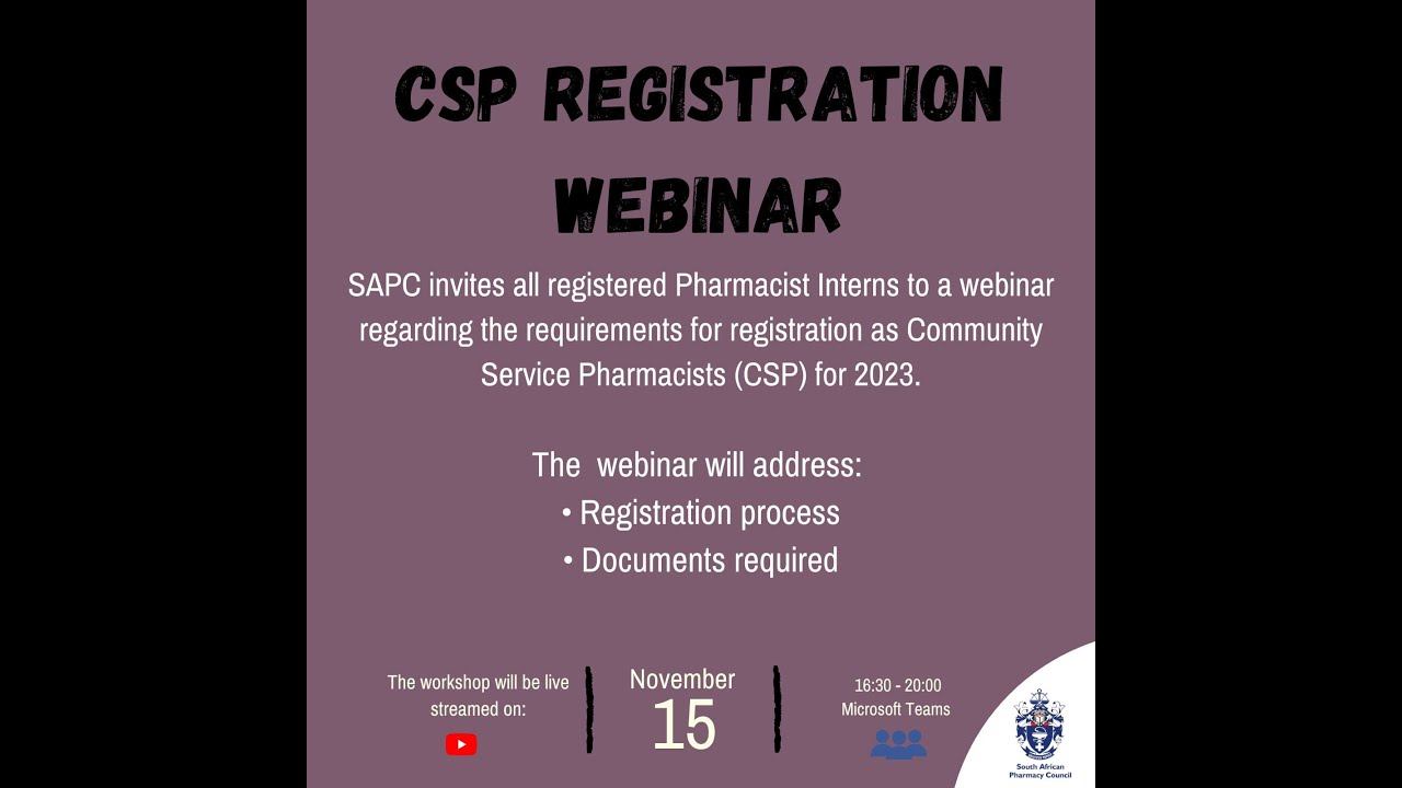 2022 CSP Registration Webinar