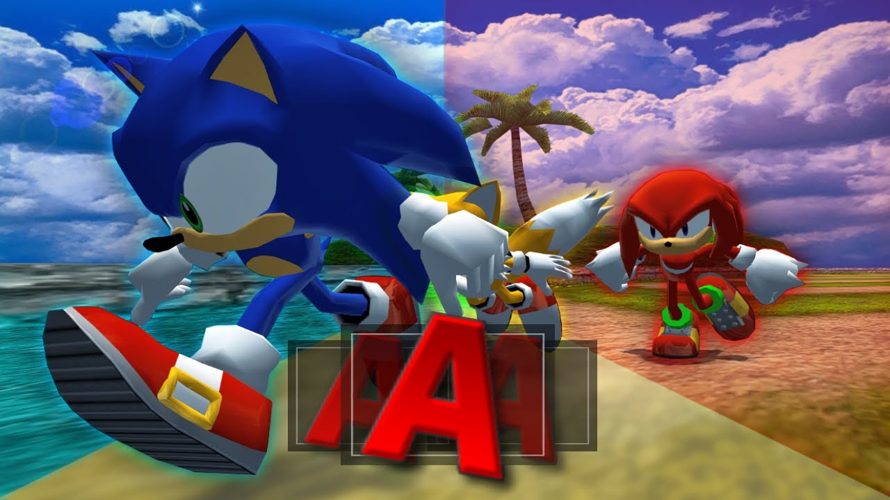 Sonic Heroes (PC) - Team Sonic - All A Ranks, All Emeralds, No Damage