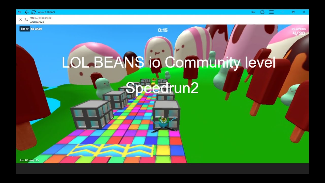 LOL BEANS io Community level Speedrun 2