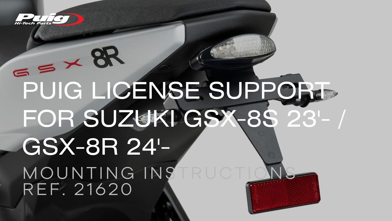 REF.21620N - LICENSE SUPPORT FOR SUZUKI GSX-8S 23'- / GSX-8R 24'-