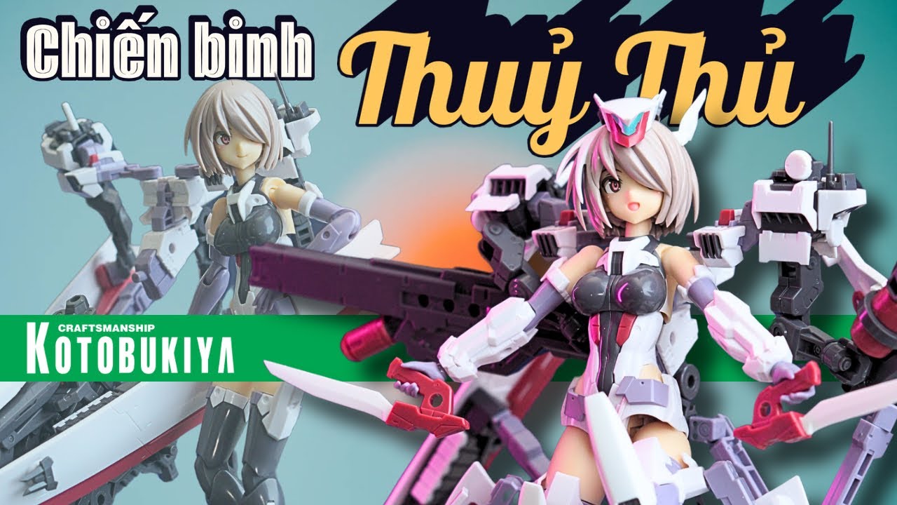 LẮP RÁP KONGO và Review MÔ HÌNH nữ chiến binh của KOTOBUKIYA | Frame Arms Girl có TRANG BỊ KHỦNG ?