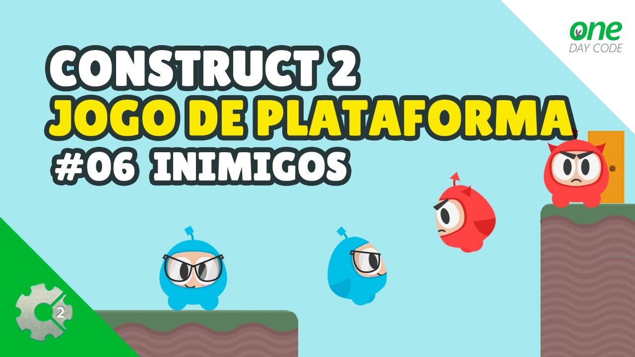 🎮 Como Criar um Jogo de Plataforma (Inimigos de Plataforma) - Construct 2 #06