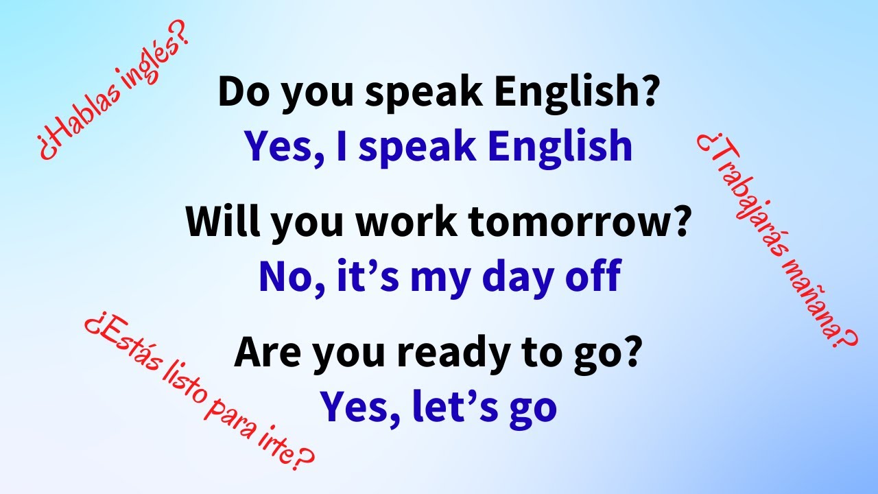 9 Preguntas y Respuestas en Ingl&eacute;s (Ingl&eacute;s &Uacute;til)