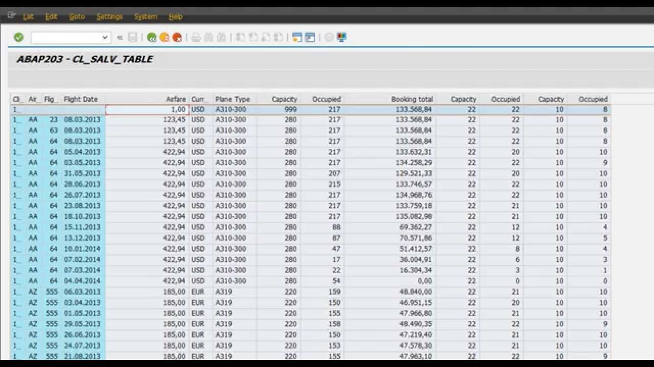 ABAP203  - CL SALV TABLE