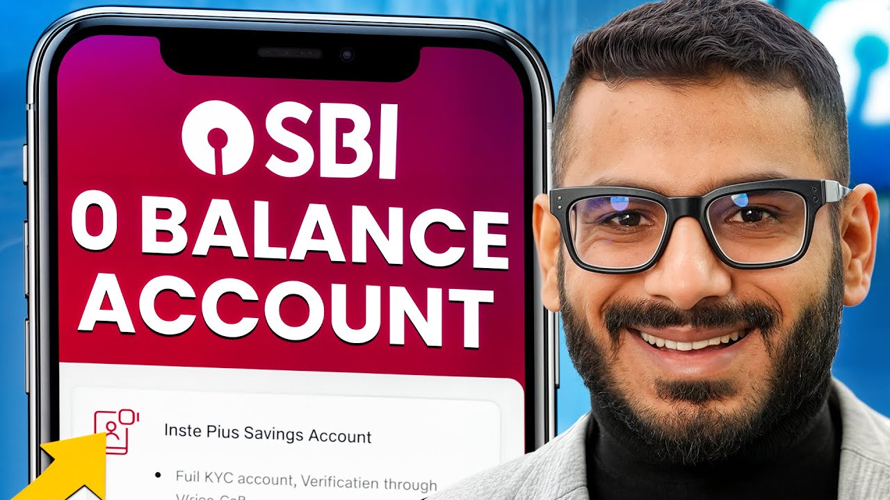 SBI Zero Balance Account Opening Online | SBI Account Opening Online