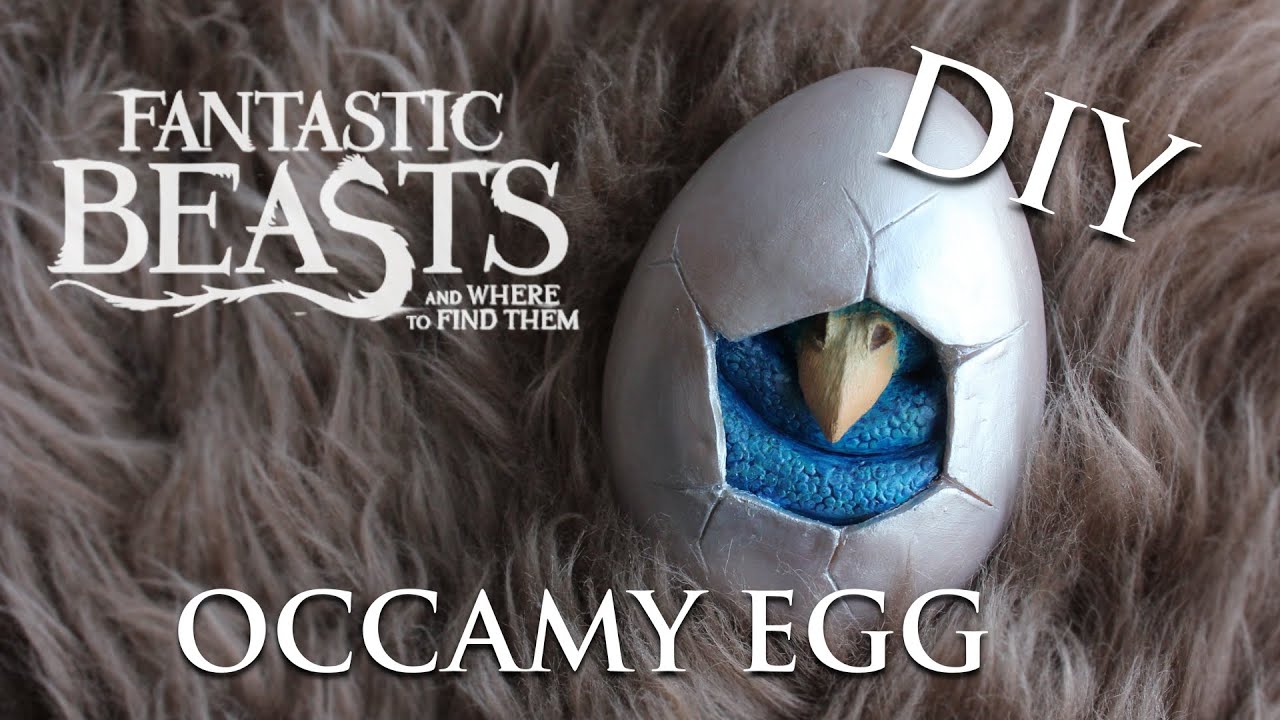 Occamy egg hatchling | Tutorial | DIY | Fantastic Beasts and were to find them
