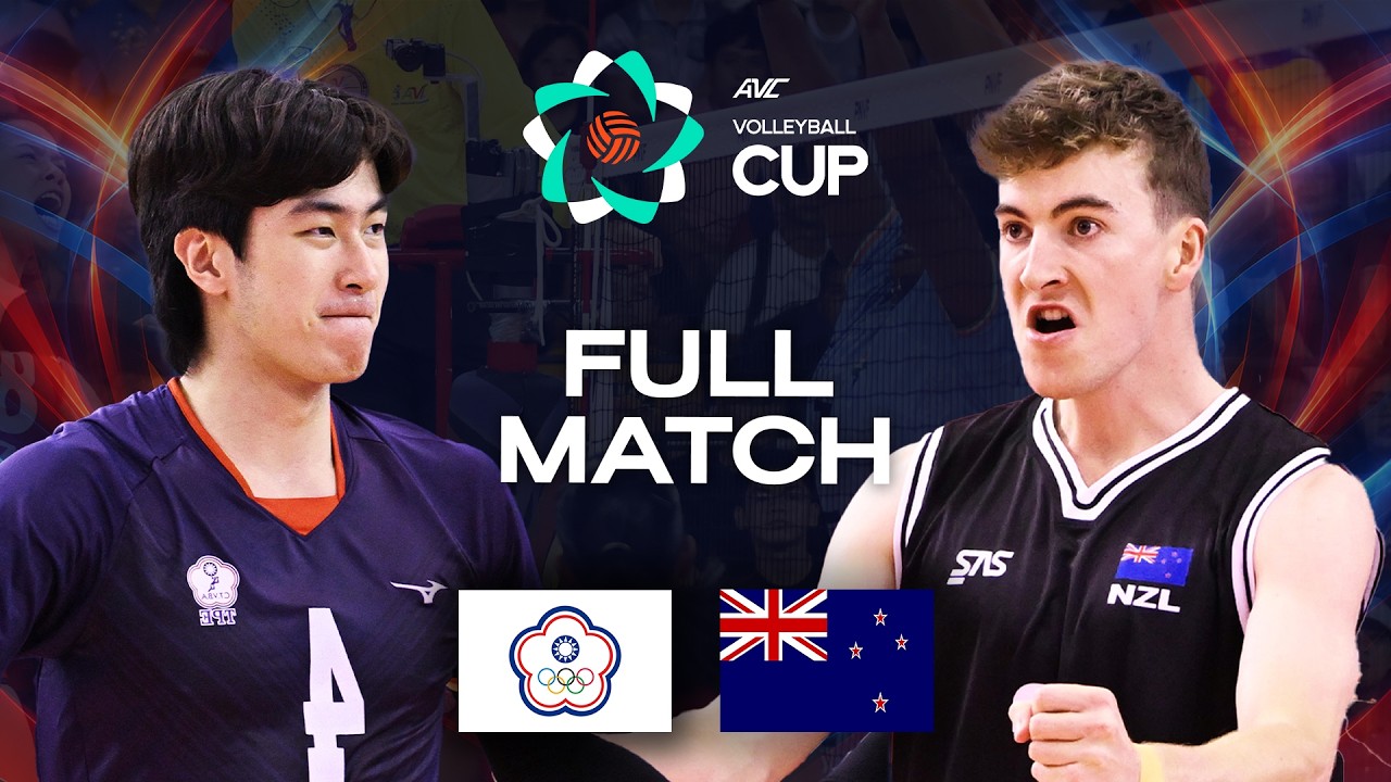 Chinese Taipei vs. New Zealand - Pool Play | AVC Men's Cup 2026