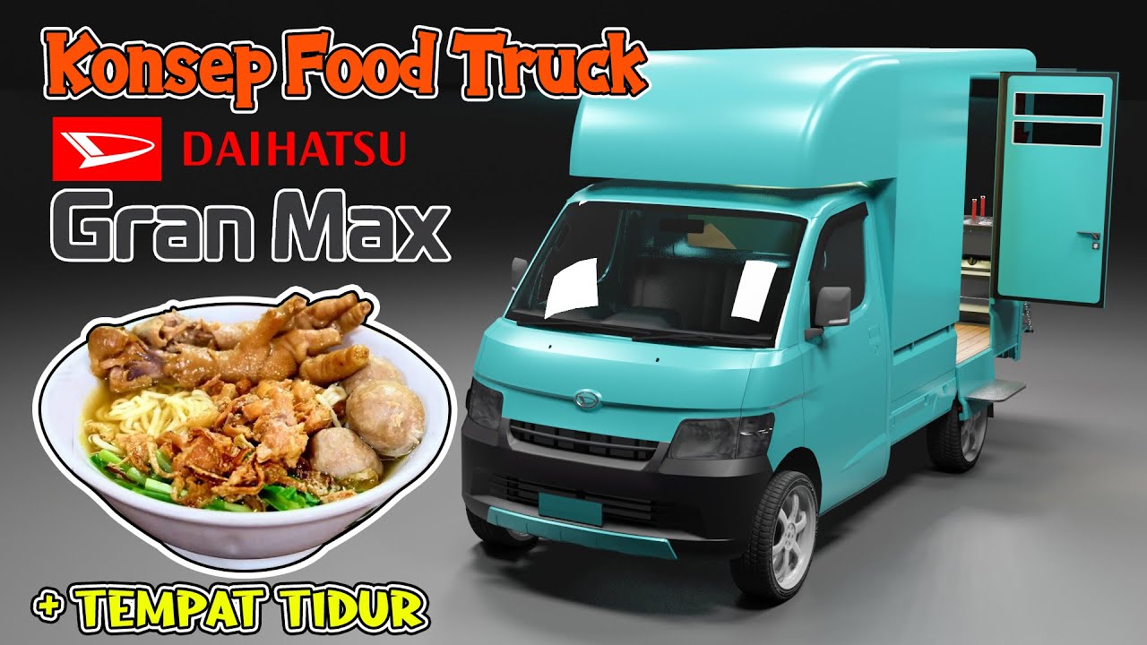 Daihatsu Granmax Food Truck Mie Ayam (3D Design)