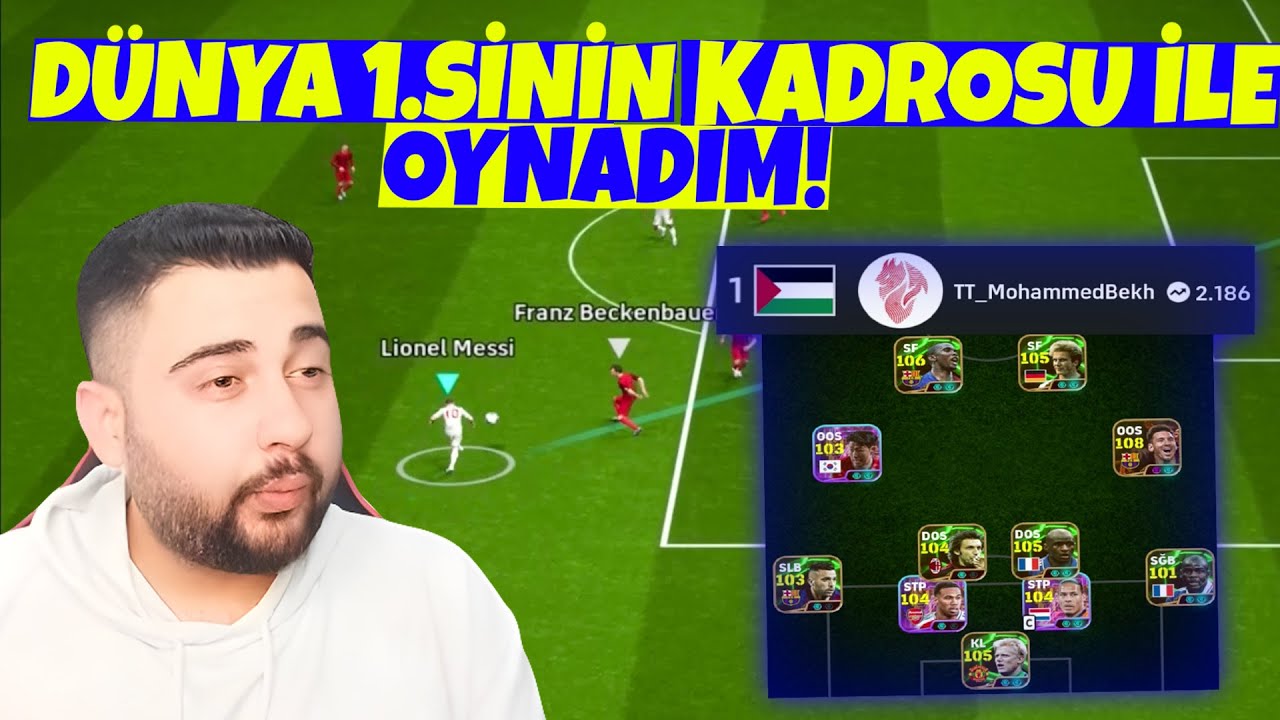 DÜNYA BİRİNCİSİNİN KADROSU VE DİZİLİŞ İLE OYNADIM! BU DİZİLİŞLE KLASMAN KASILIR MI? 🤔 eFootball 2025
