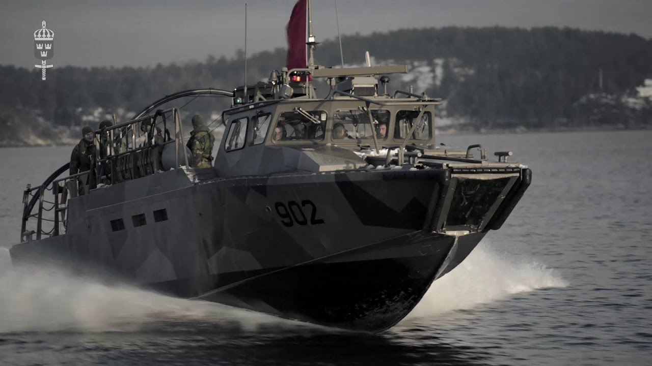 Amfibieregementet övning Swenex 16