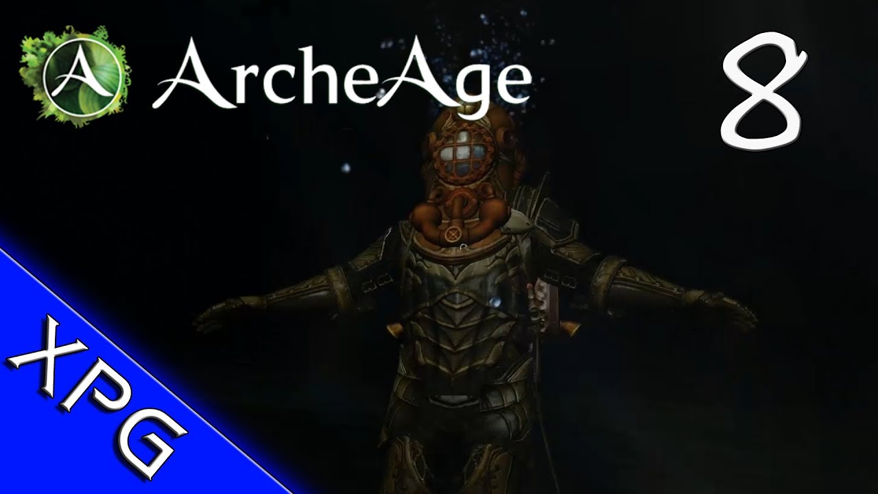Lets Play... ArcheAge Episode 8 (Deep Sea Diving and Salvage)