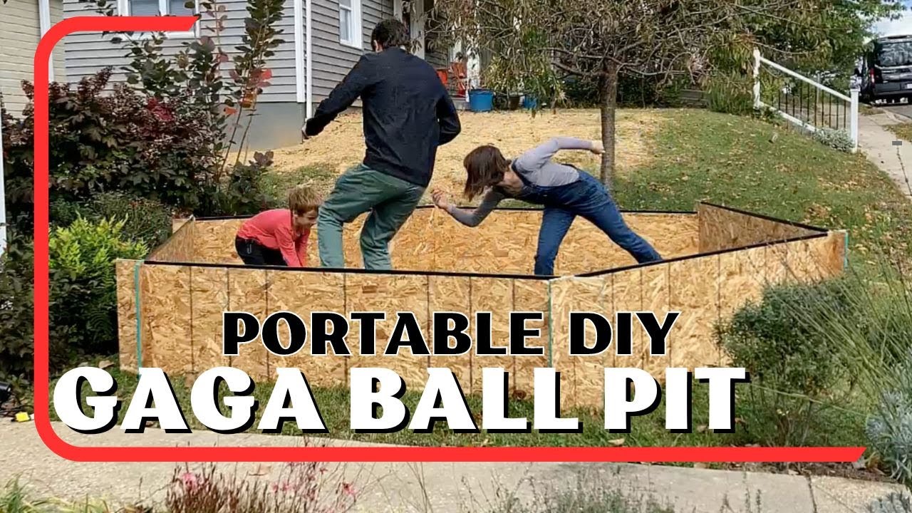 Build a Portable Gaga Ball Pit for $60 | Easy DIY Tutorial!