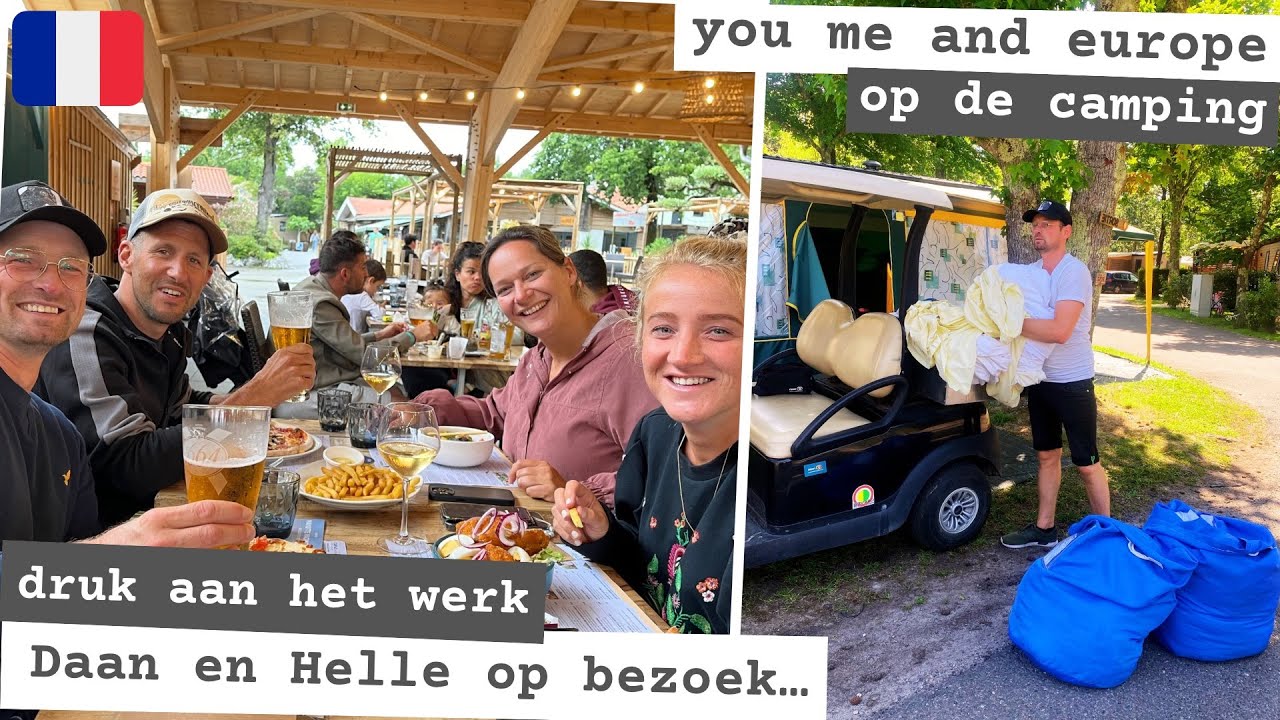 OP DE CAMPING#4 SEIZOENSWERK // STRAND BISCAROSSE, BEZOEK, voorbereidingen voor het hoogseizoen