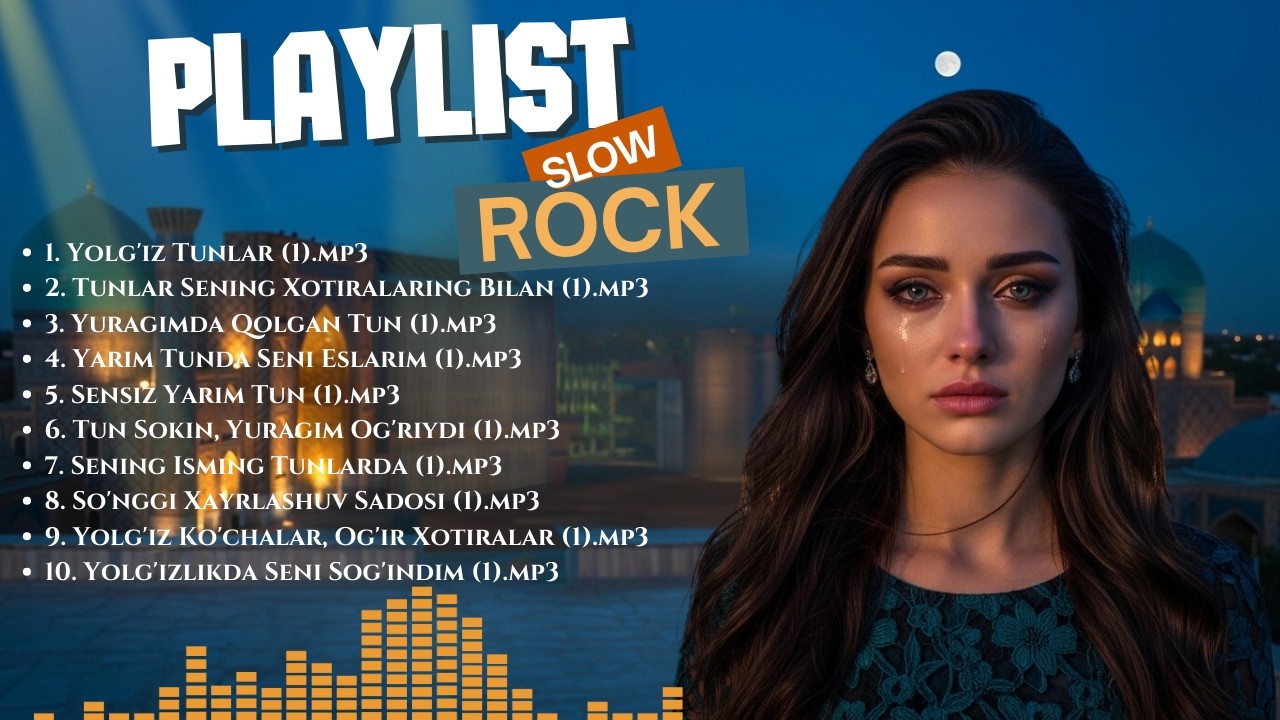 Uzbek Slow Rock Love Songs 💔 Lonely Night in Tashkent | Midnight Memories Playlist #11