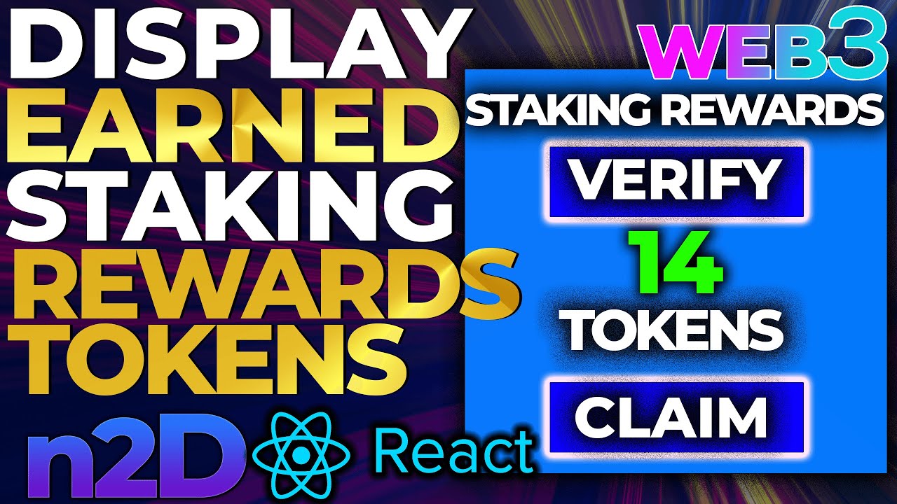 Build A Web3 NFT Staking dAPP in ReactJS - Part 4 - Display Earned Staking Reward Tokens Per Staker.