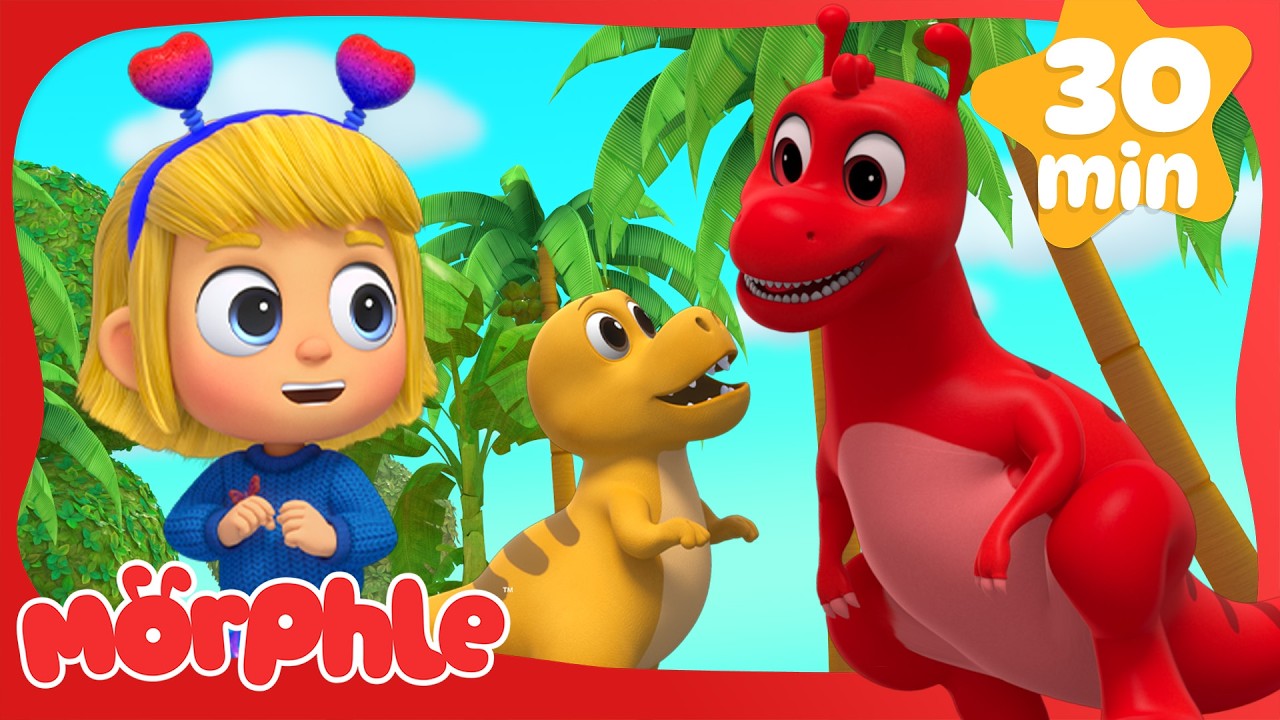 Color T-Rex Dinosaurs and Eggs🦖🦕 | Cartoons for Kids | Mila and Morphle