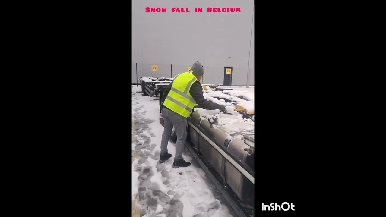#SNOWFALL IN BELGIUM#