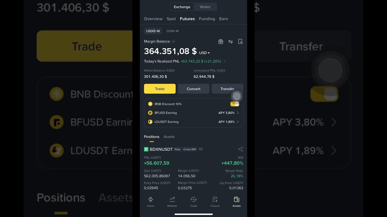 BDXN Coin Long #binance #btc#eth #cryptocurrency #doge #rpFutures
