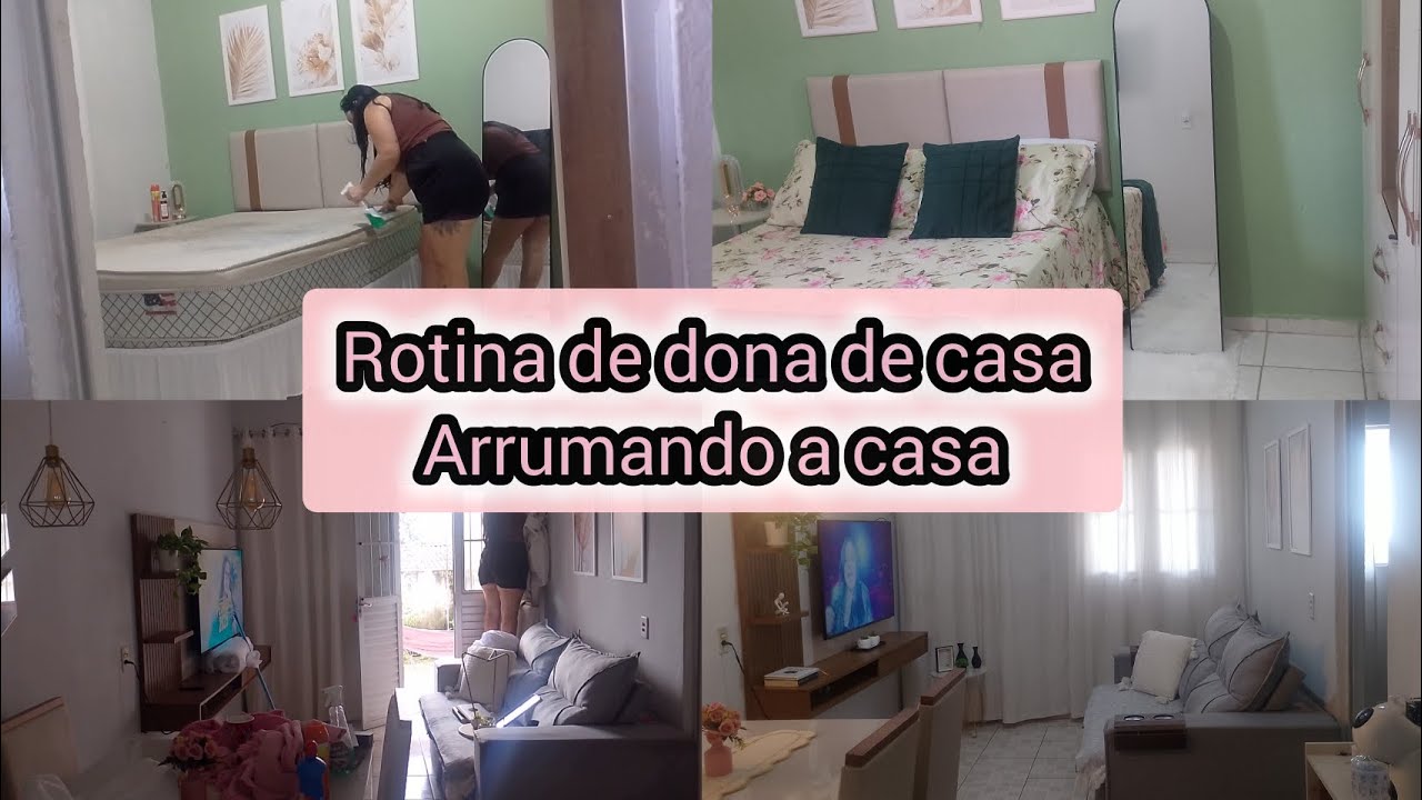 Rotina real de dona de casa/ Organizando a casa
