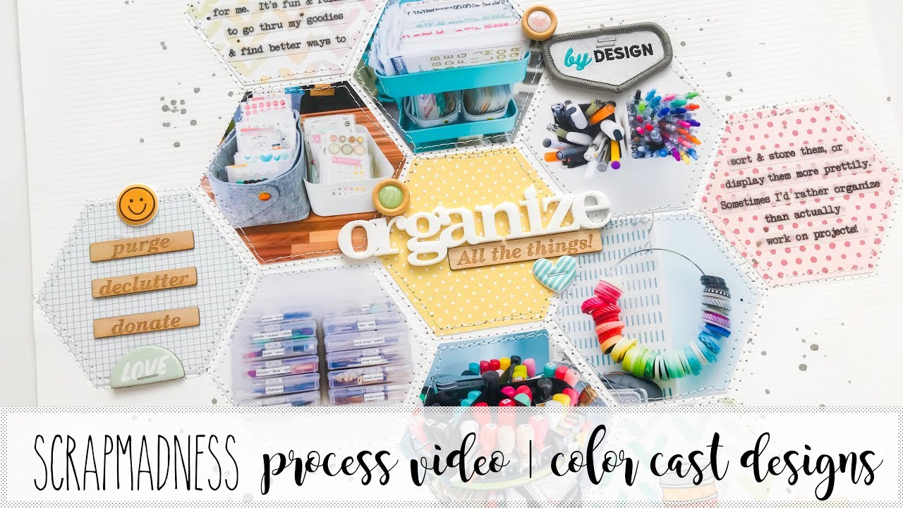 scrapmadness | process video | color cast designs