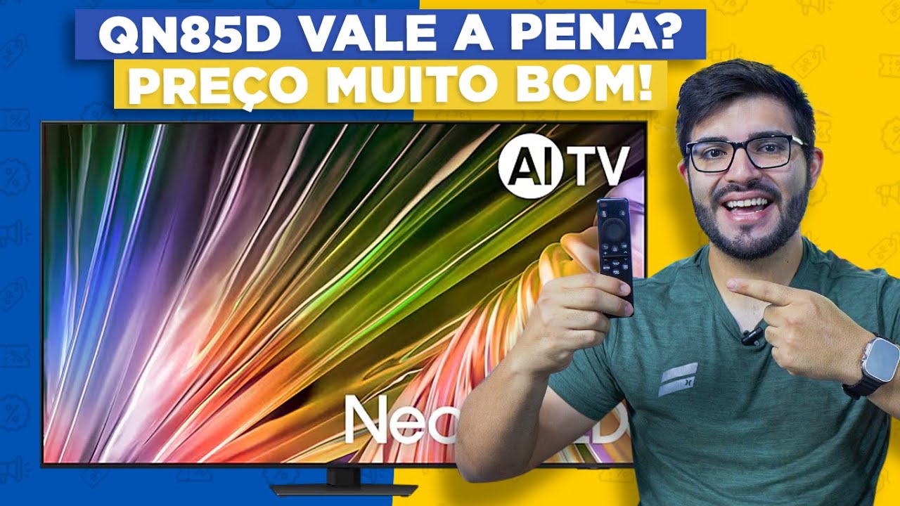 TV Mini LED Barata da Samsung? QN85D FINALMENTE BAIXOU o PREÇO! Valendo em 2025?
