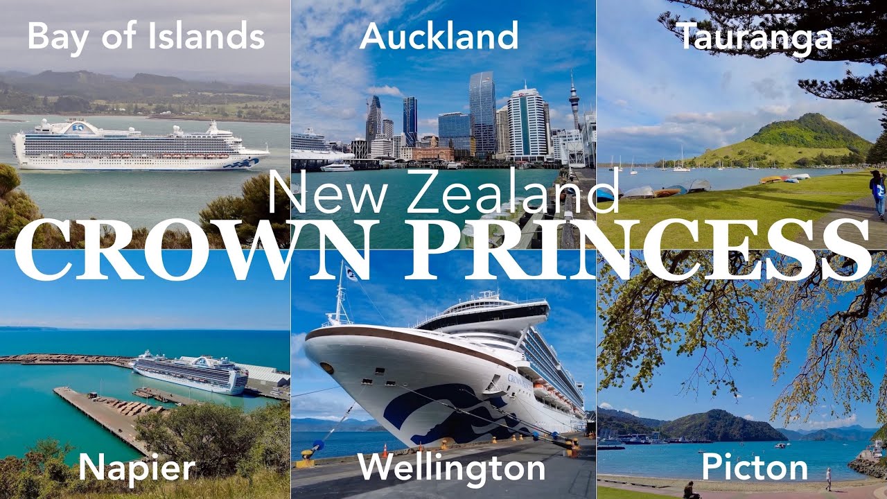 Crown Princess New Zealand 6 Ports 11 Nights North & South Islands - Shore Excursions - Train Tours!