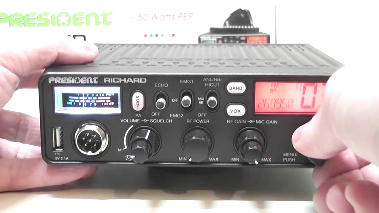 President Richard AM FM Export Radio Overview + Hidden Menu