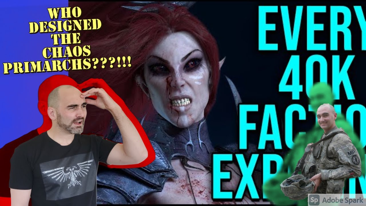 Army Combat Vet Reacts to Chaos Space Marines & Eldar! (Bricky Every Faction in Wh40k Explained Pt2)