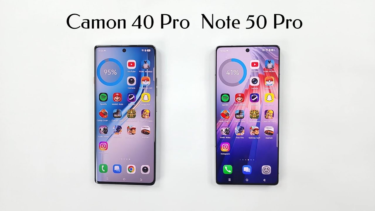 Tecno CAMON 40 PRO vs Infinix NOTE 50 PRO - SPEED TEST 🔥