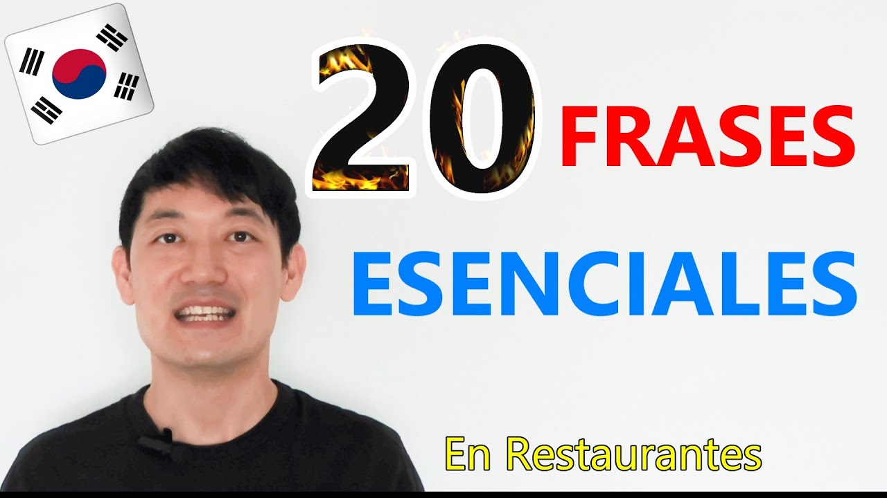 20 Frases Coreano Esencial - En un Restaurante 식당에서