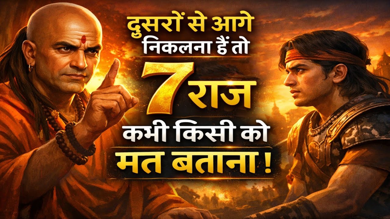 चाणक्य नीति: Successful होना है, तो ये 7 बातें कभी किसी को मत बताओ। Chanakya Niti 🔥😱