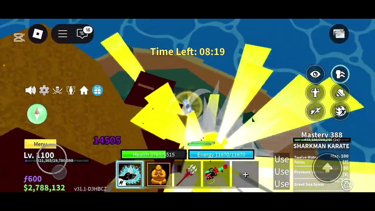 I solo a Buddha raid at level 1100 with an unawakened Buddha Blox fruit