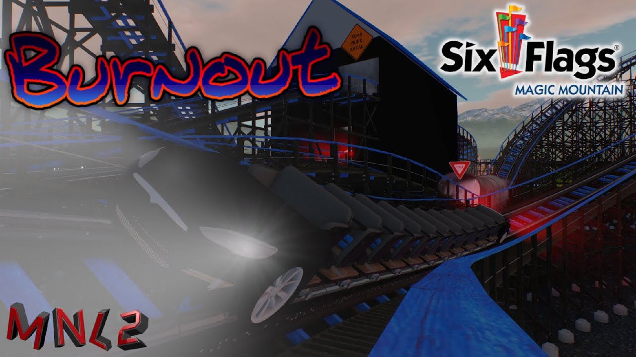 Burnout - Apocalypse Retheme - Six Flags Magic Mountain - NoLimits 2 Concept