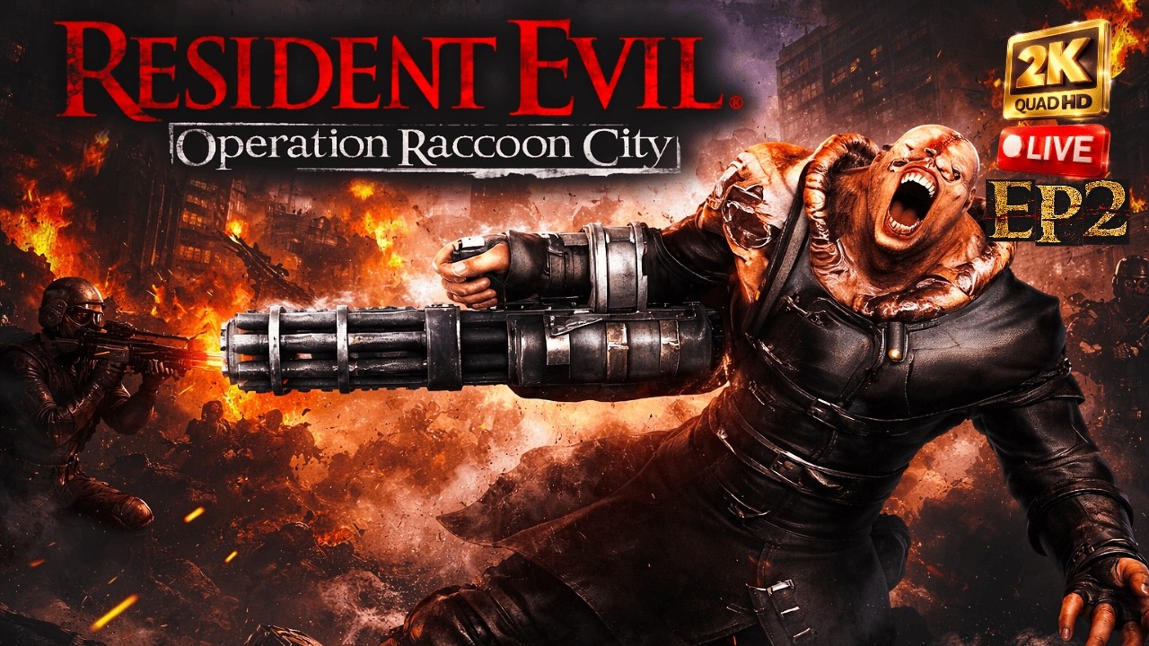 First Time Playing - Resident Evil: Operation Raccoon City ||🔴LIVE Gameplay EP2 (PC) 1080p