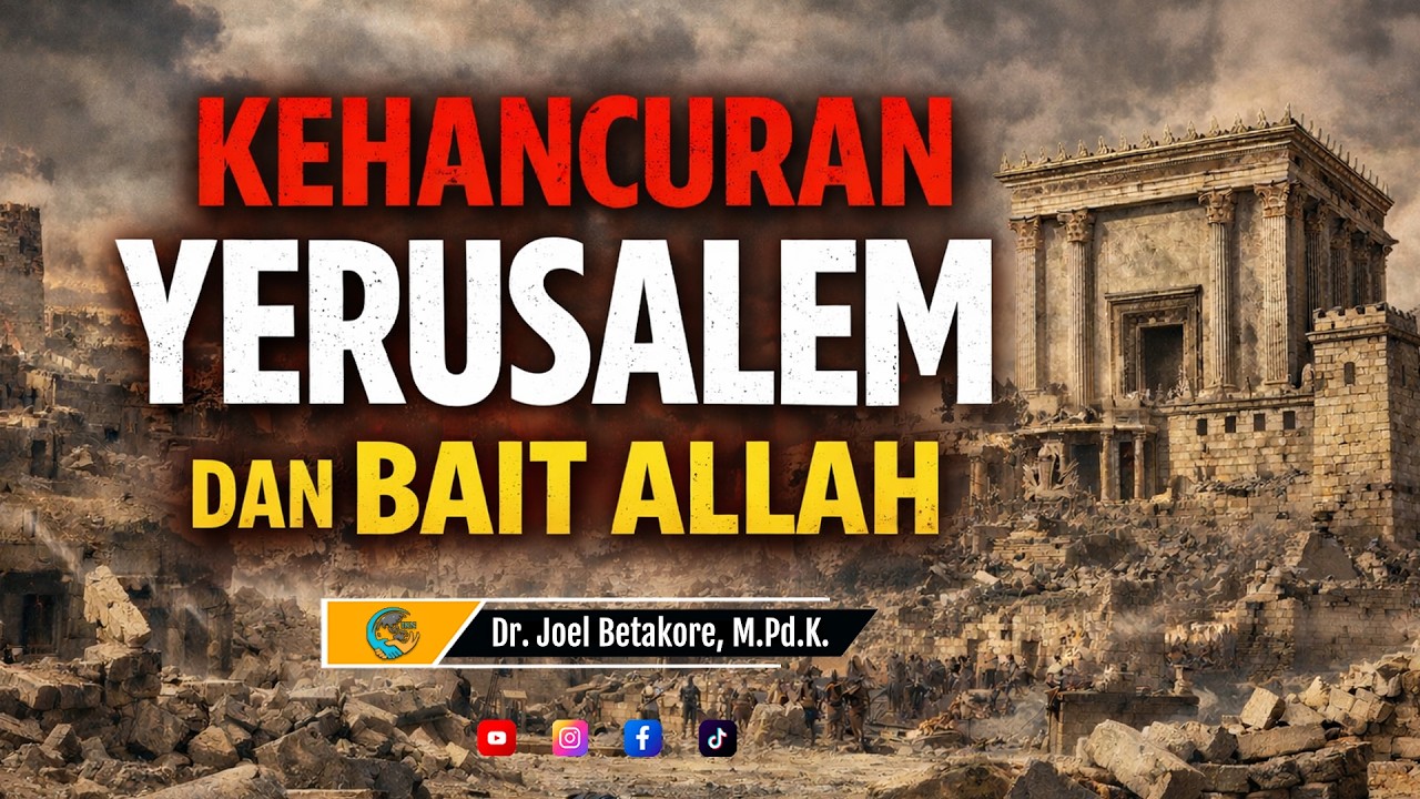 Kehancuran Yerusalem dan Bait Allah Tahun 70 Masehi || Dr. Joel Betakore, M.Pd.K.