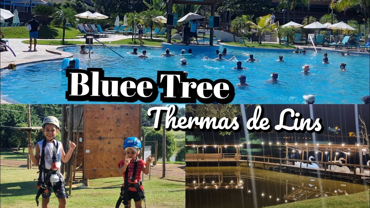 VIAJAMOS PARA BLUEE TREE THERMAS DE LINS LUGAR INCRIVEL