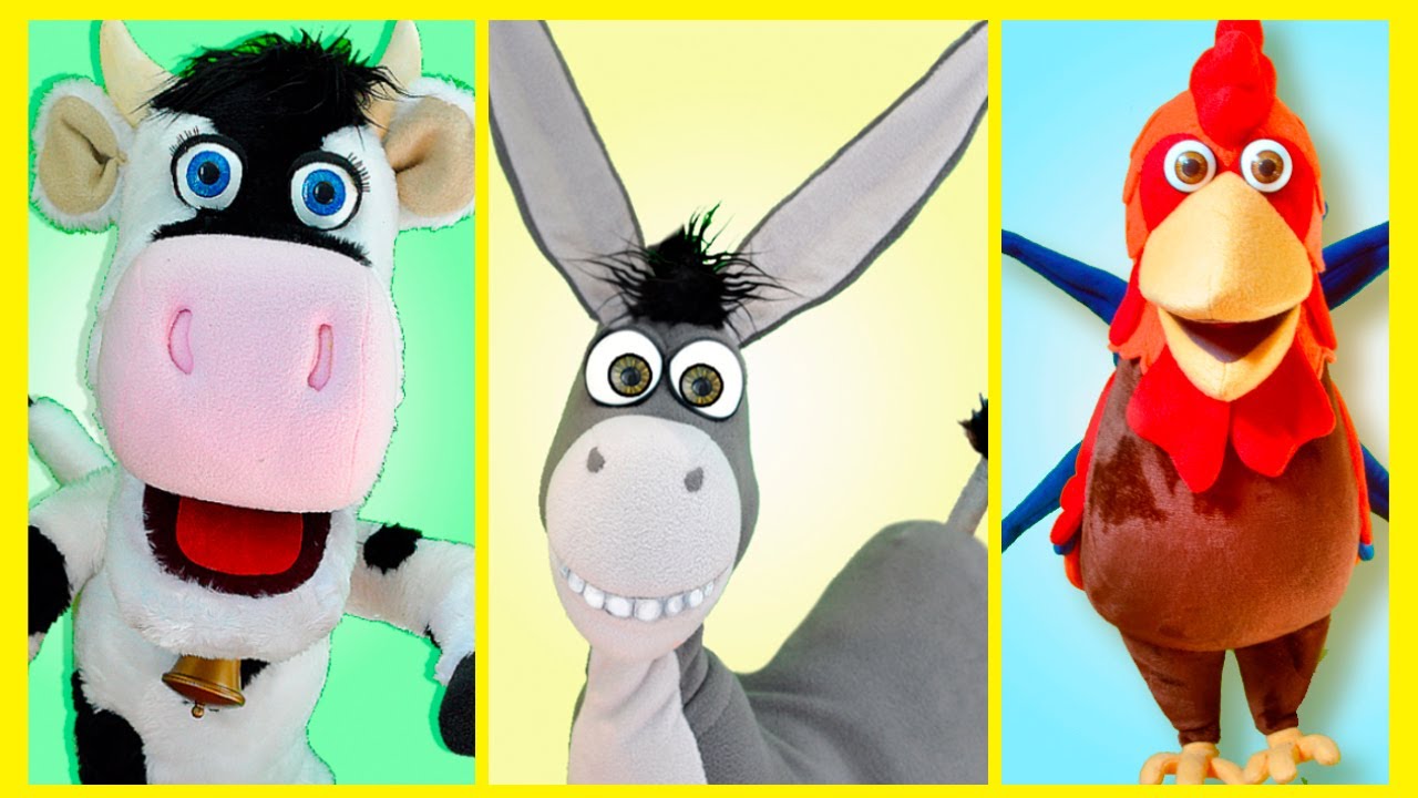 En La Granja De Mi Tío ia ia iooo 🚂🐷🐮  - Sonido de los animales - canciones infantiles