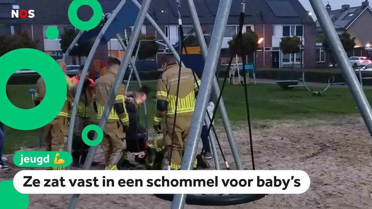 Meisje (14) gered uit schommel