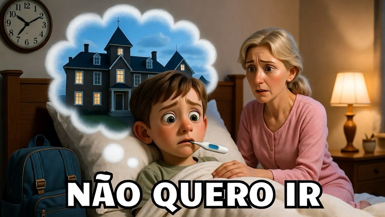 Pedro Não Queria Voltar para a Escola: O Medo que Ele Não Sabia Explicar 😰📚  #históriaparaaprender